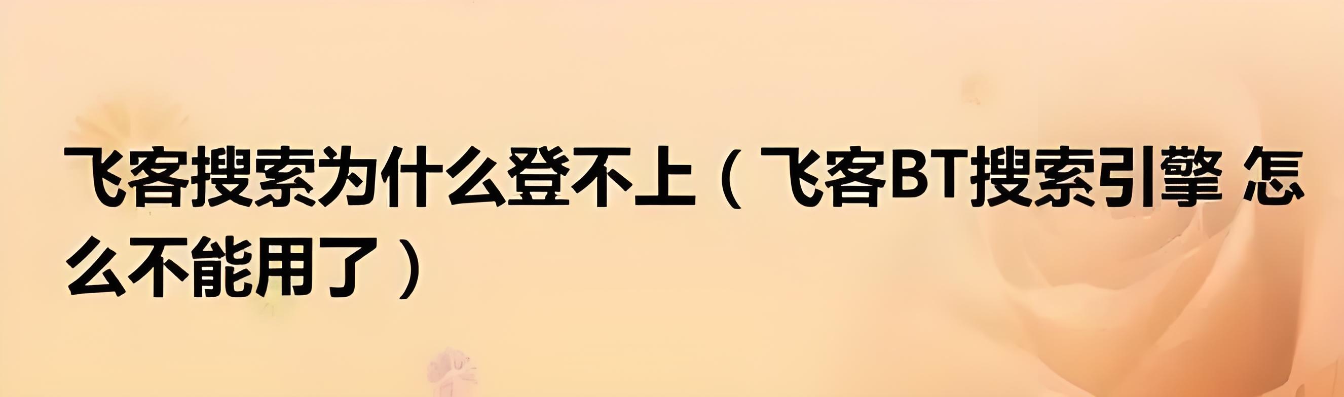 飛客BT搜索引擎：打造高效、安全、便捷的文件分享平臺