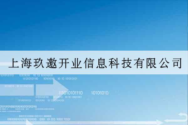 上海玖邀開業信息科技有限公司