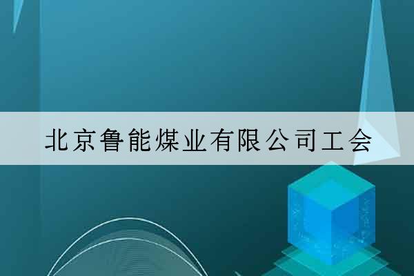 北京魯能煤業有限公司工會