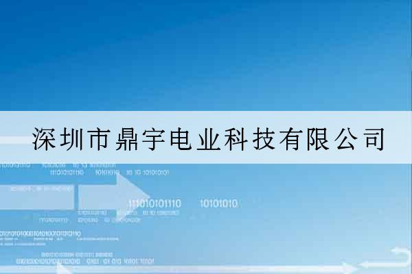 深圳市鼎宇電業科技有限公司