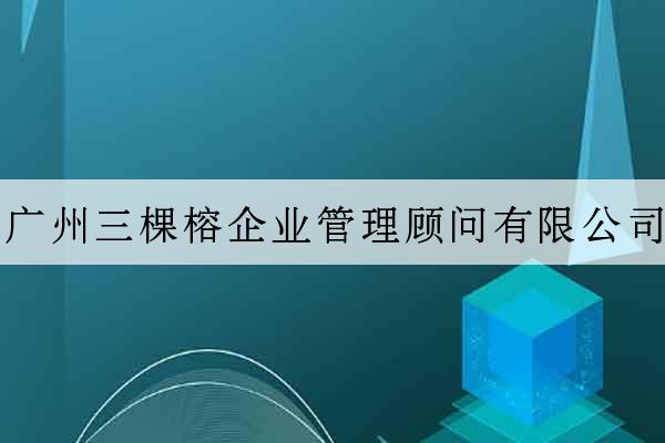 廣州三棵榕企業管理顧問有限公司