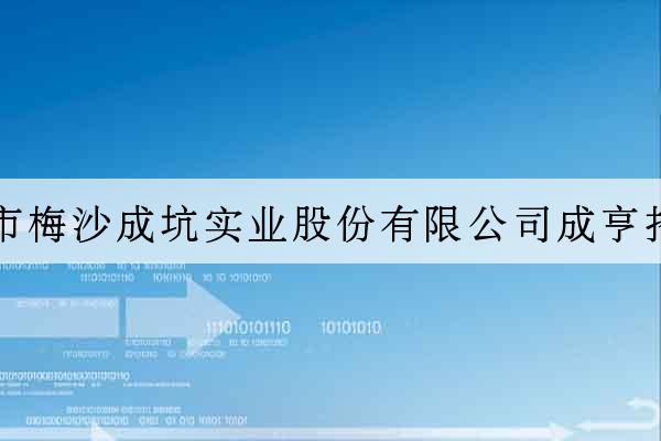 深圳市梅沙成坑實業股份有限公司成亨招待所